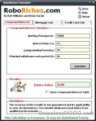 RoboRiches Calculator screenshot